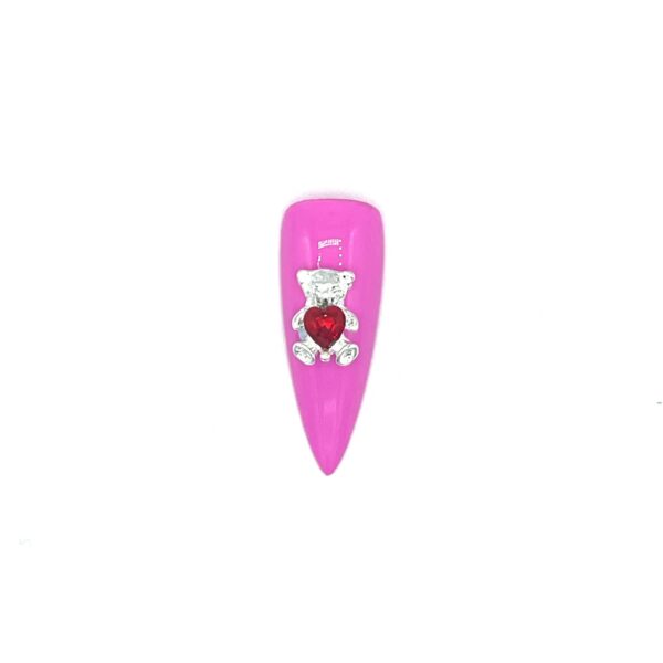 #084 Plata – Osito Amoroso Rojo