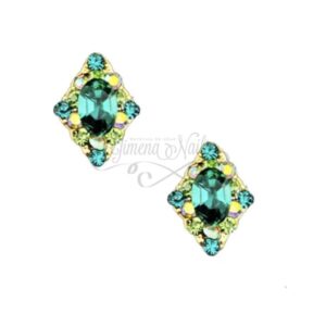 #031 Oro – Rombo Turquoise