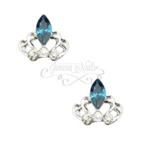 #028 Plata – Corona Turquesa
