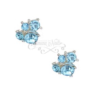 #015 Oro – 4 Piedras Blue