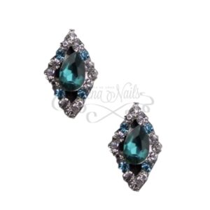 #083 Plata – Rombo Turquesa