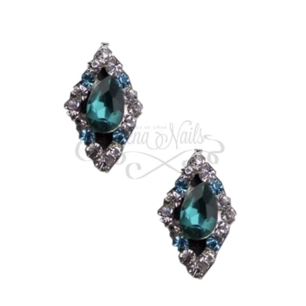 #083 Plata – Rombo Turquesa