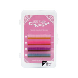 Color Lashes – Pastel Pink, Pearl White & Turquoise
