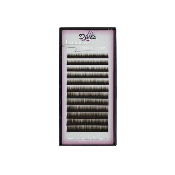 Extensiones de Cejas 0.15 – 5-8mm MIX (Dark Brown)