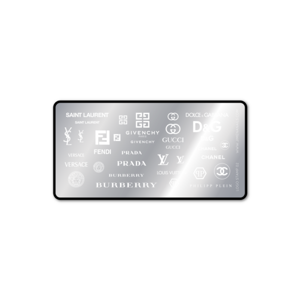 Placa Stamping Marcas 2
