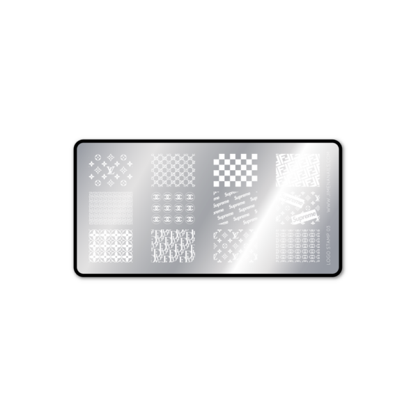 Placa Stamping Marcas 3