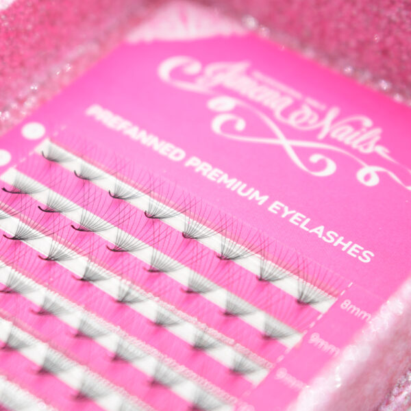 Prefanned Premium Eyelashes 10D – 0,05 (C) Mix 8-15mm (120fans) - Imagen 2