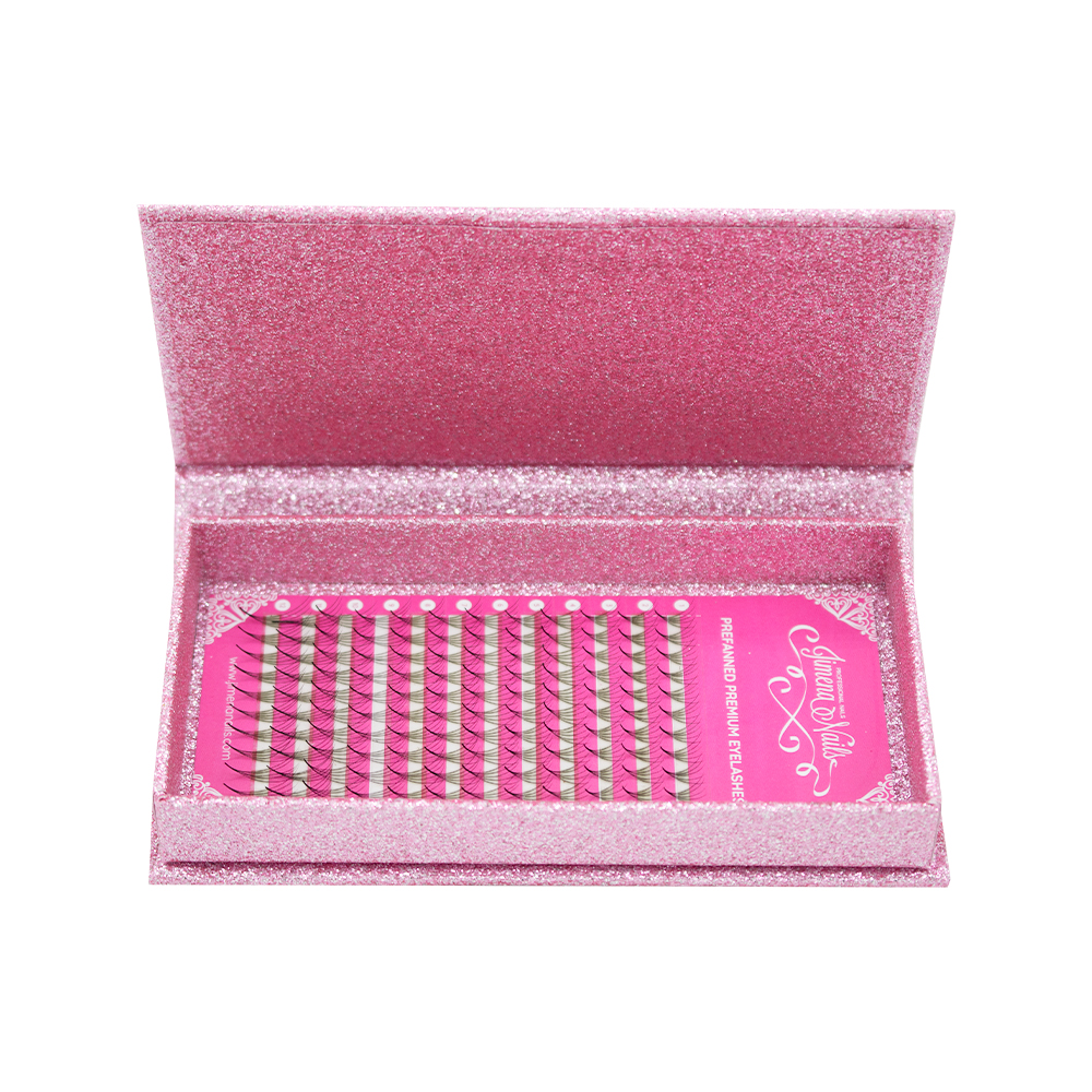 Prefanned Premium Eyelashes 5D – 0,07 (C) Mix 8-15mm (120fans) - Imagen 3