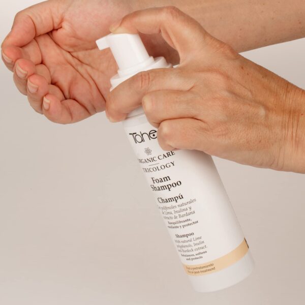 Champú en espuma Foam Organic Care Tricology, 200ml. - Imagen 2