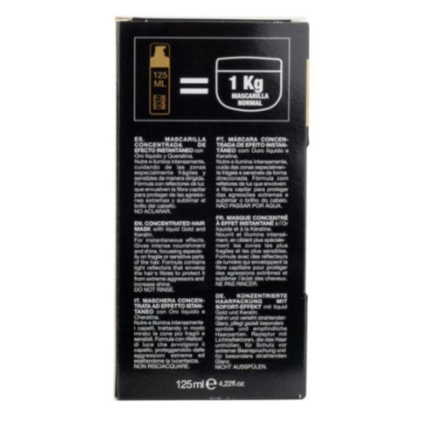 Mascarilla Keratin Mask Gold, 10 beneficios , 125ml - Imagen 3
